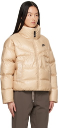 Nike Beige Sportswear Therma-FIT Down Jacket