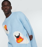 JW Anderson - Intarsia wool knit sweater