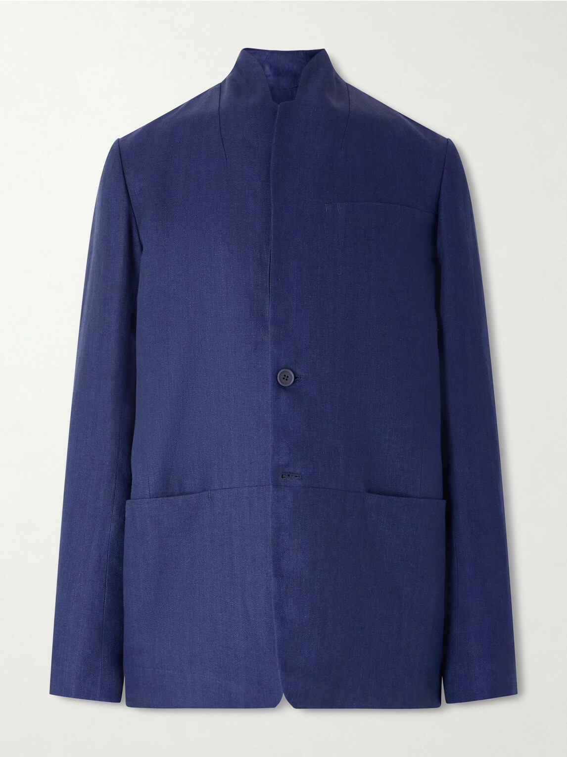 SEASE - Ellen Linen and Cotton-Blend Blazer - Blue