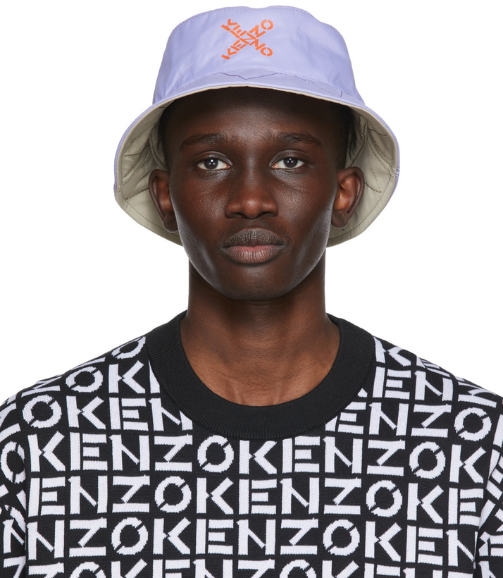 Photo: Kenzo Reversible Purple Little X Bucket Hat