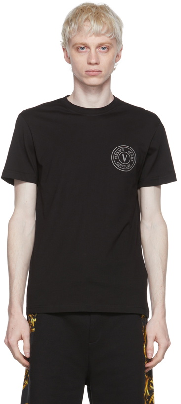 Photo: Versace Jeans Couture Black V-Emblem T-Shirt