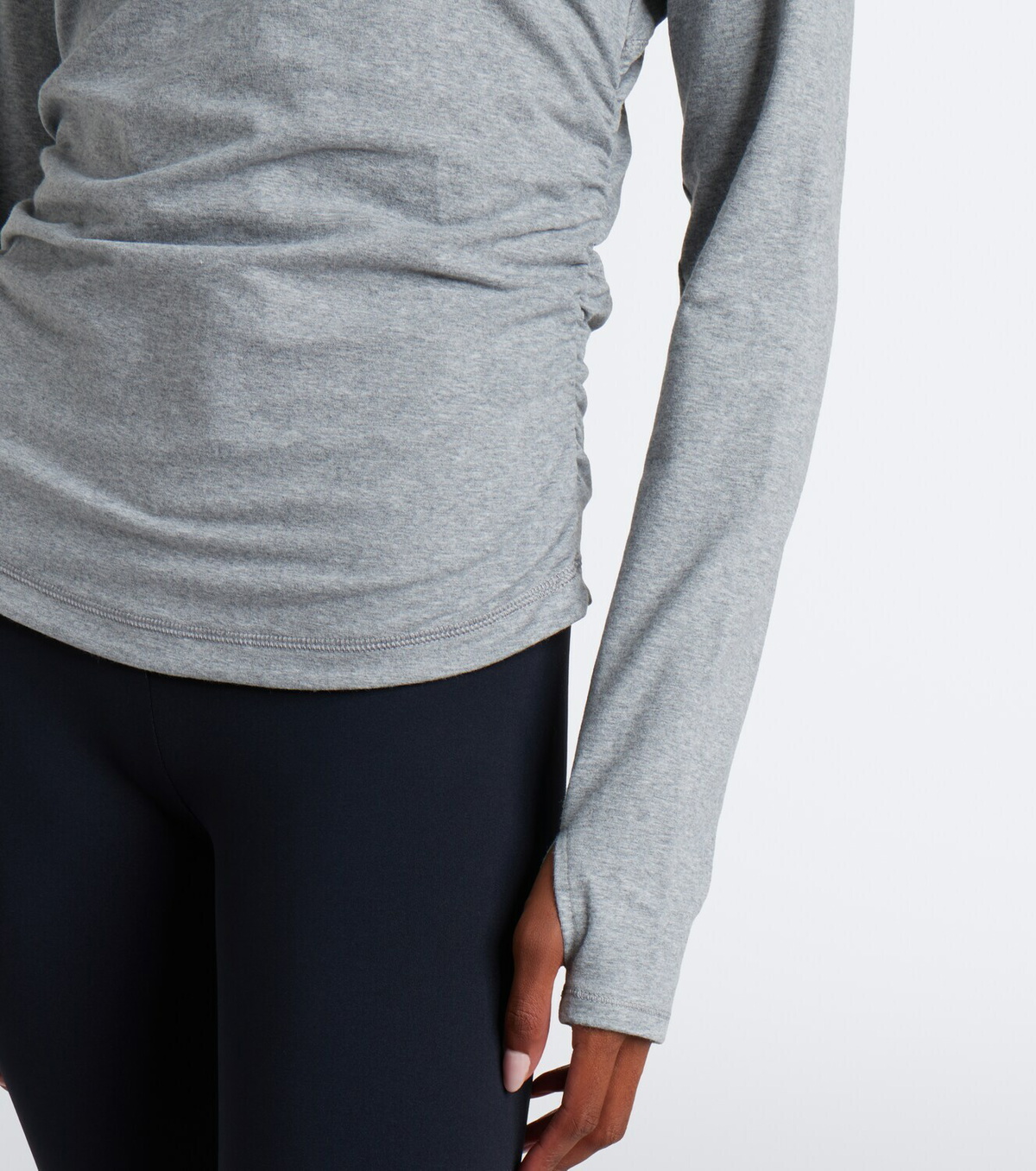 Adidas by Stella McCartney Logo jersey half-zip hoodie