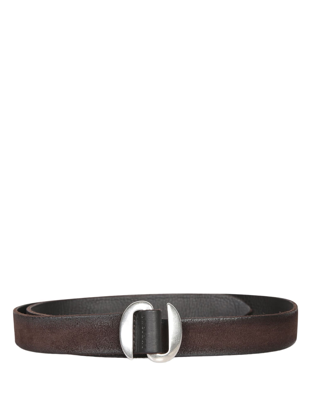 Orciani Suede Double Brown Belt