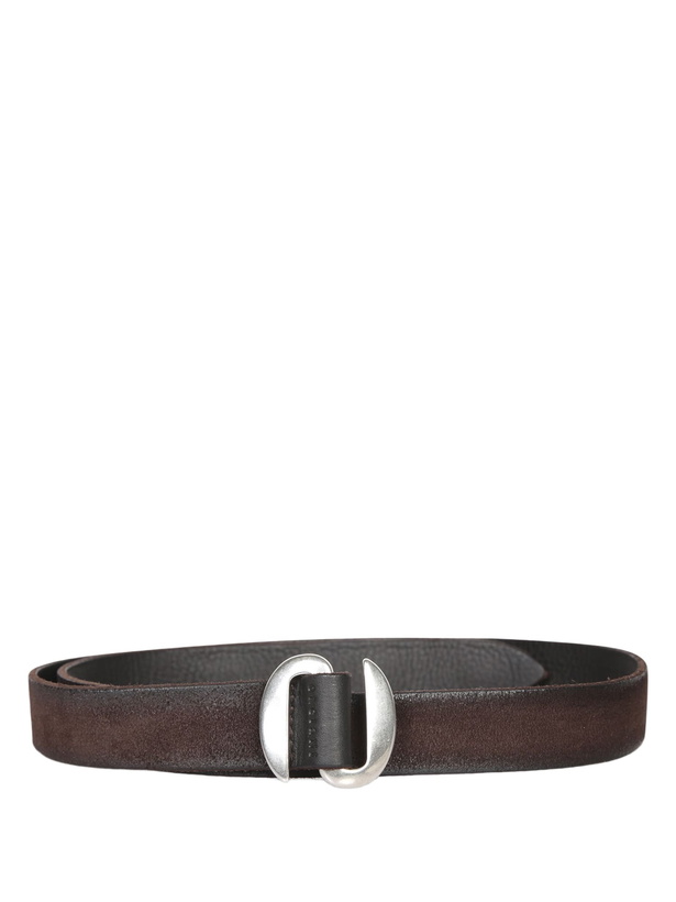 Photo: Orciani Suede Double Brown Belt