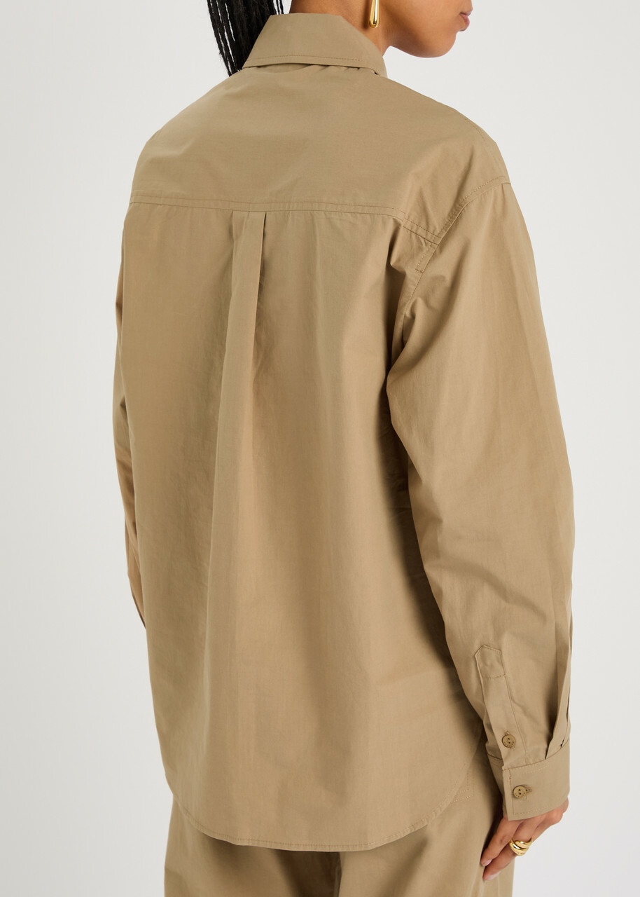 Matteau Relaxed Cotton Shirt Stone