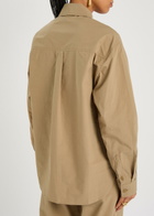 Matteau Relaxed Cotton Shirt Stone