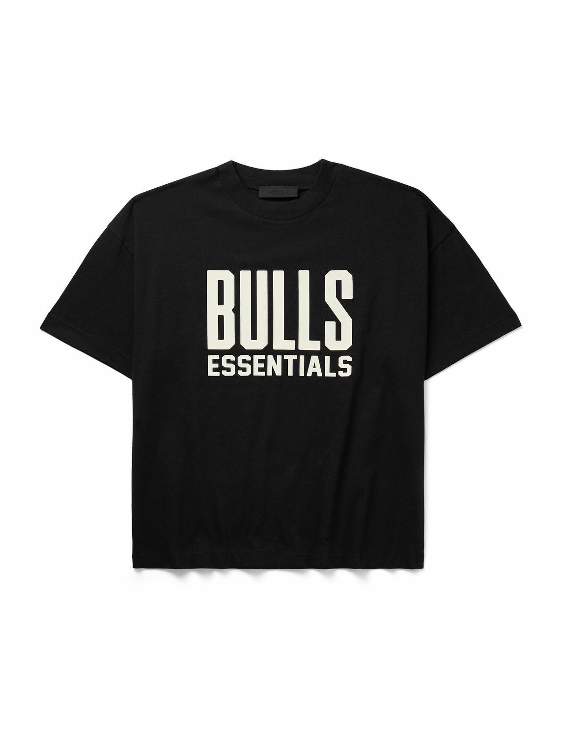 FEAR OF GOD ESSENTIALS - NBA Bulls Appliquéd Cotton-Jersey T-Shirt