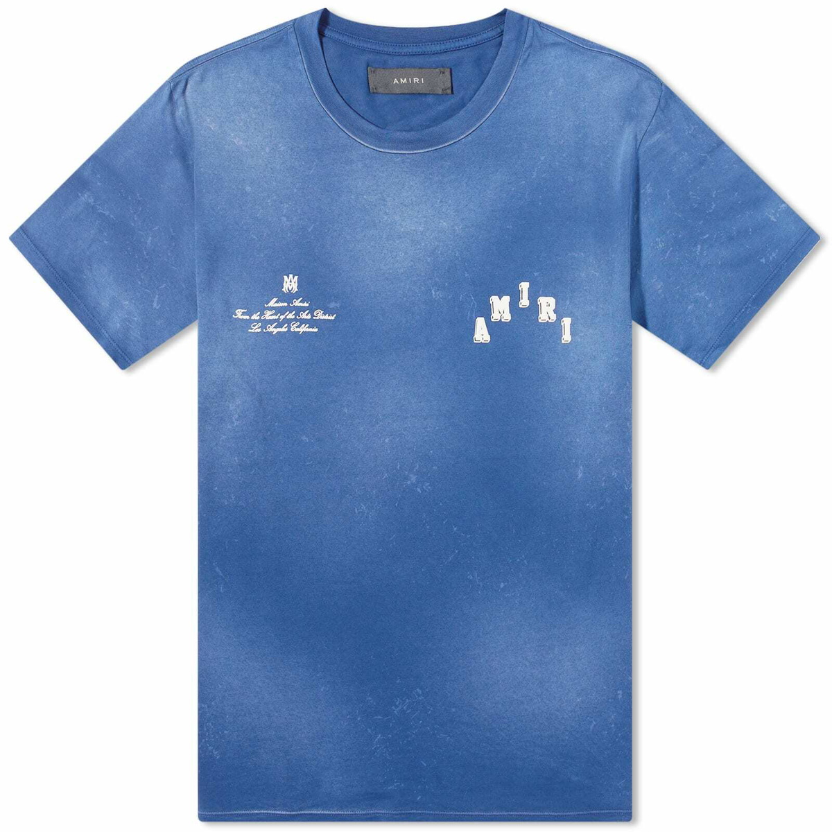 Tシャツ・カットソー AMIRI Men T-shirt Blue AMJYTE1149 420 AMIRI: T-shirt men - Blue | Amiri t-shirt AMJYTE1149 online