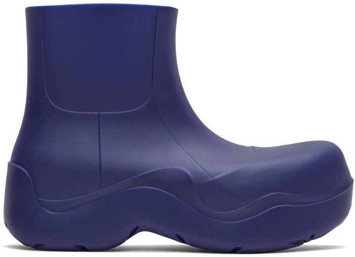 Photo: Bottega Veneta Purple Puddle Boots