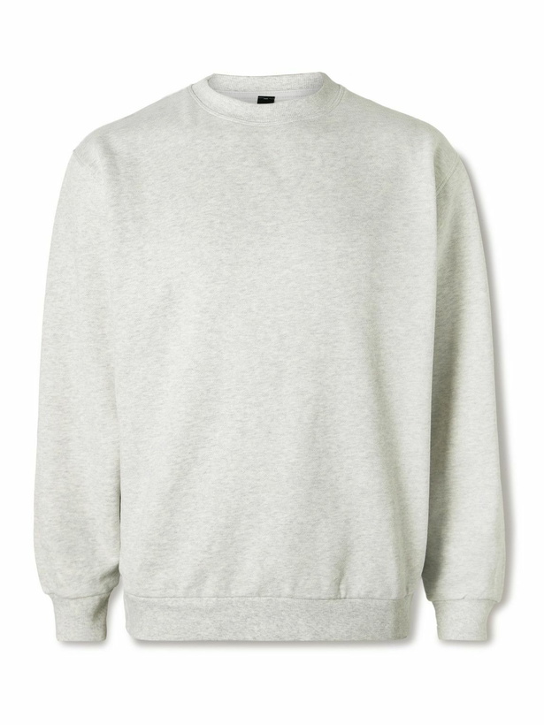 Photo: Lululemon - Steady State Cotton-Blend Jersey Sweatshirt - Gray