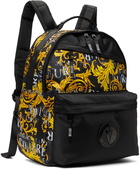 Versace Jeans Couture Black Logo Couture Backpack