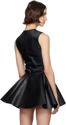 JW Anderson Black Bias Cut Sleeveless Top