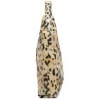 Kassl Editions Yellow and Black Leopard Large Tec Tote