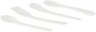 Gohar Off-White Mother of Pearl Spoon Set, 4 pcs