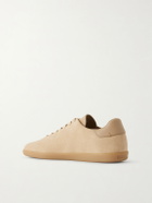 Zegna - 232 Leather-Trimmed Suede Sneakers - Neutrals