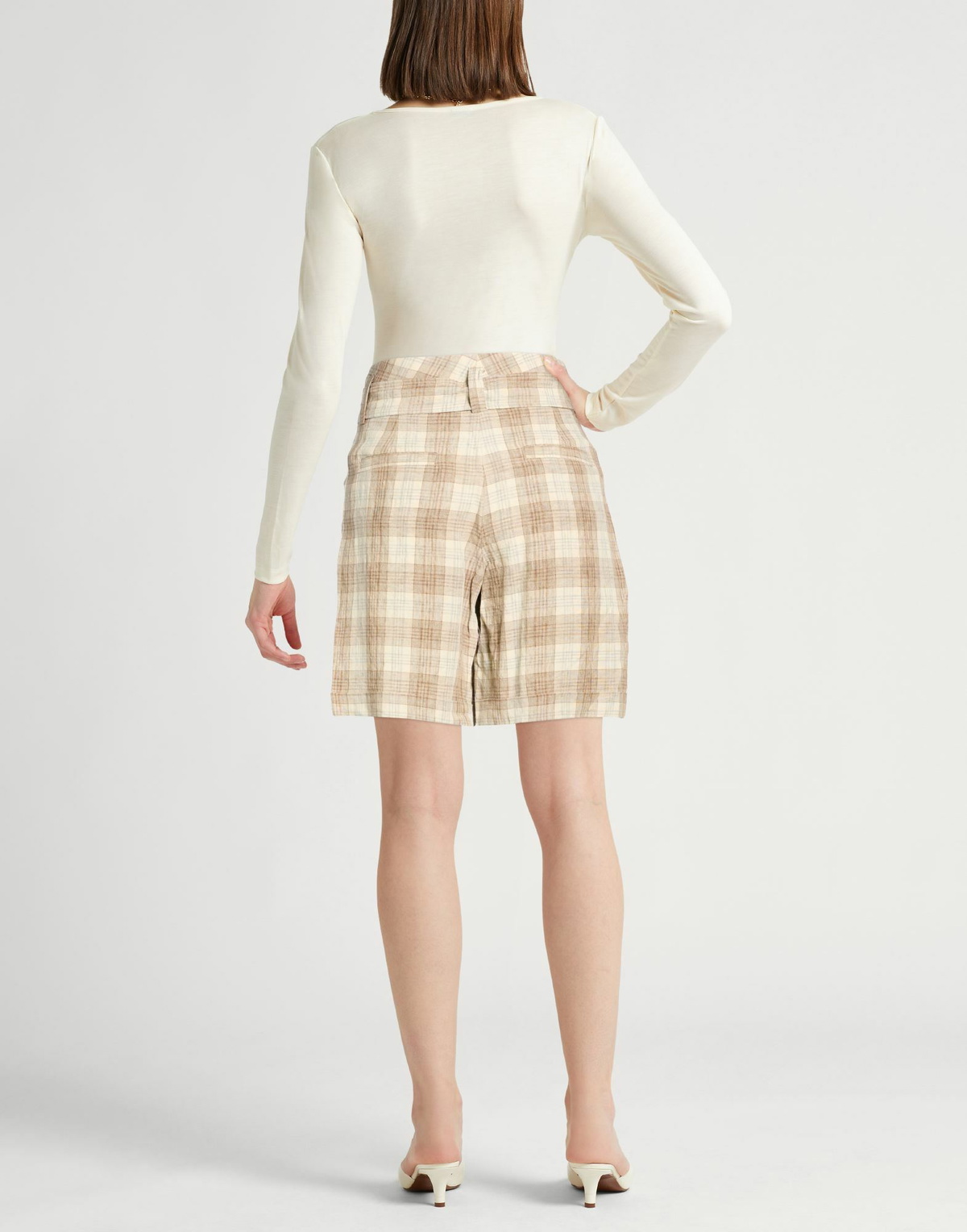 Peserico Womens Shorts & Bermuda Shorts Khaki