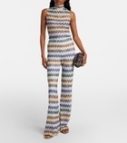 Missoni Knitted lamé tank top