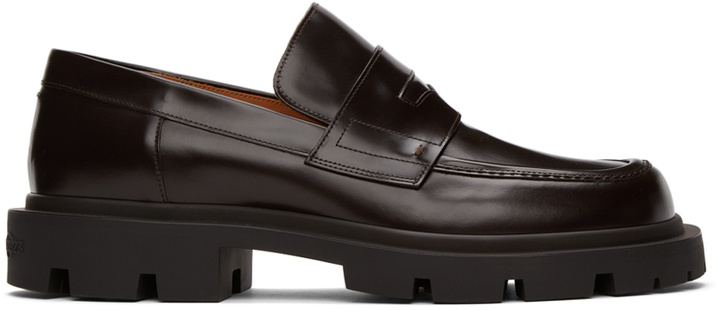 Photo: Maison Margiela Brown Leather Loafers