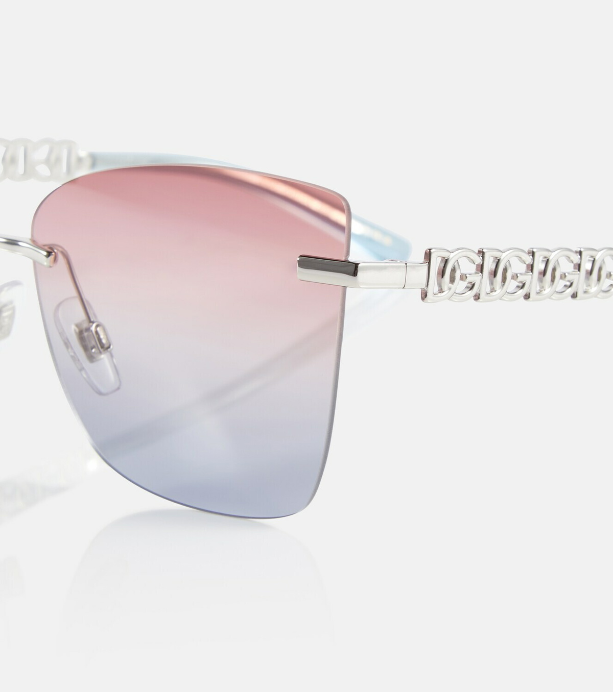 Dolce & Gabbana Logo-embellished square Sunglasses Dolce&Gabbana Embellished square sunglasses Dolce & Gabbana main image 3
