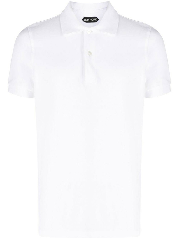 Photo: TOM FORD - Cotton Piqué Polo Shirt