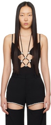 AREA Black Star Bodysuit
