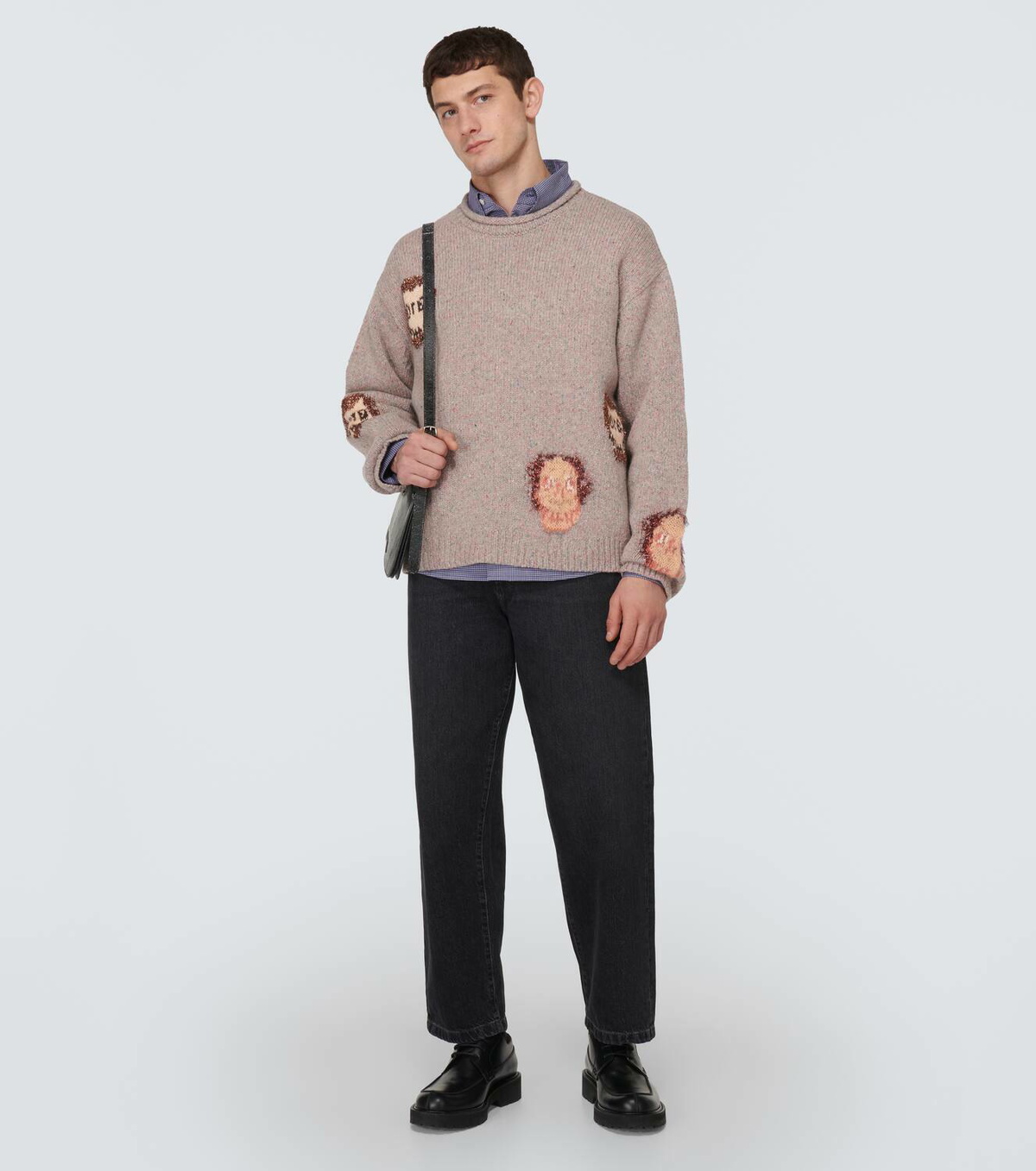 トップス Acne Studios Wool blend jacquard Knit Acne Studios Wool-blend jacquard sweater Acne Studios
