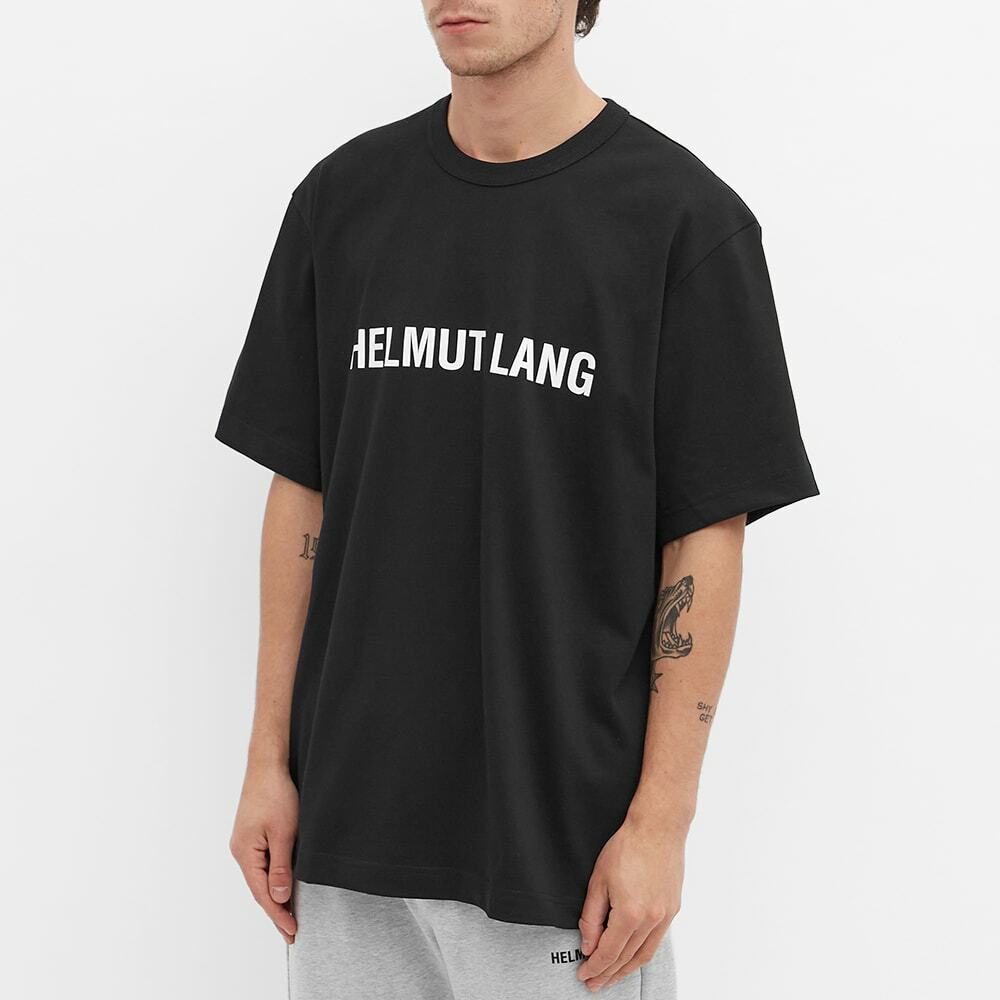 Helmut Lang Men's Core Logo T-Shirt in Black Helmut Lang