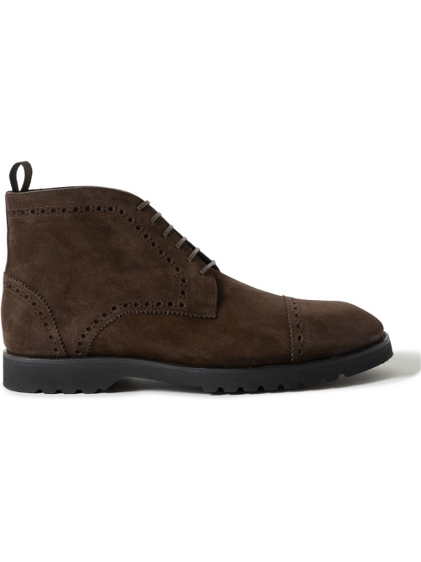 Photo: TOM FORD - Suede Chukka Boots - Brown