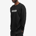 Neighborhood Men's 2 Long Sleeve Box Logo T-Shirt in Black