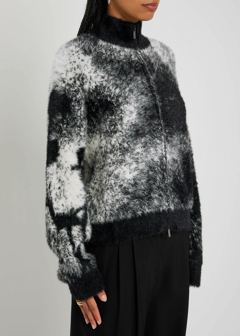 High Summon Up Brushed-knit Cardigan Multicoloured 1