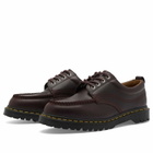 Dr. Martens Men's Lowell 4 Eye Shoe in Brown Mayhem