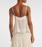 Poupette St Barth Camille ruffled camisole