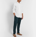 Incotex - Feelini Slim-Fit Cotton-Seersucker Shirt - White