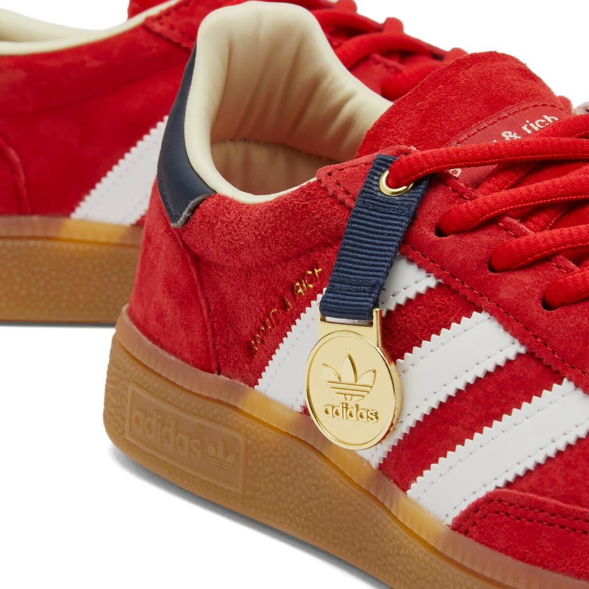 Adidas Women s x Sporty Rich Handball Spezial in Collegiate Red Night Indigo White