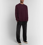 nonnative - Hiker Wool-Blend Sweater - Burgundy