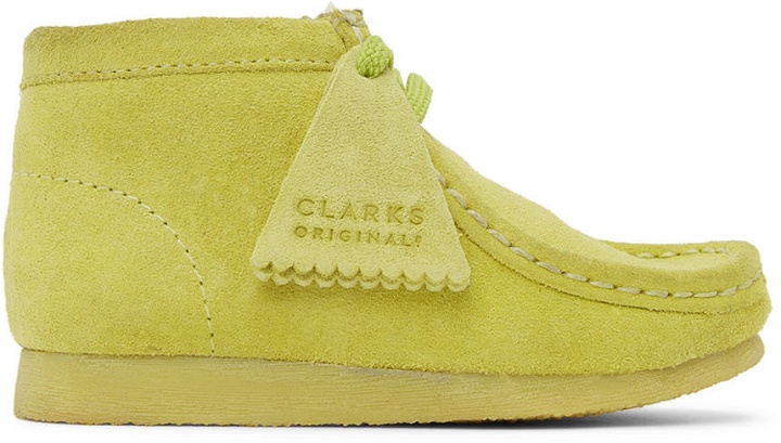 Photo: Clarks Originals Baby Green Suede Wallabee Boots
