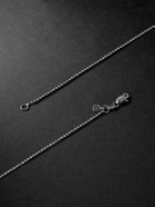 Sydney Evan - Large Evil Eye White Gold Diamond Pendant Necklace