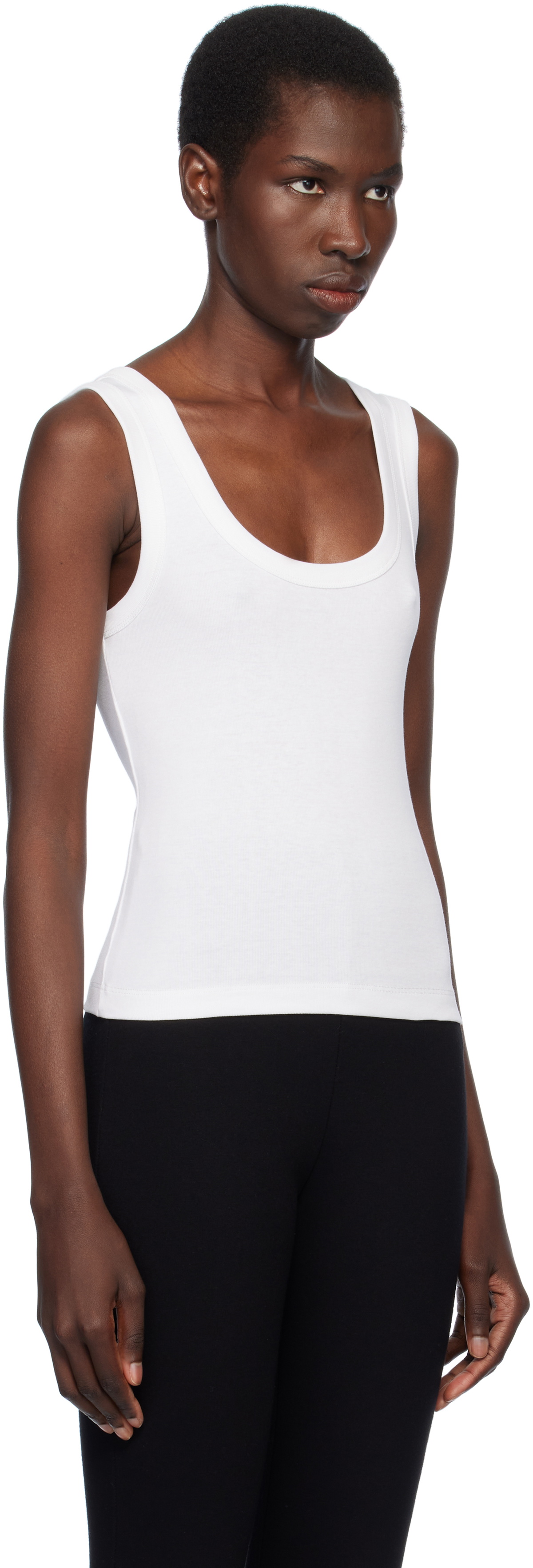 FLORE FLORE White Hillie Tank Top