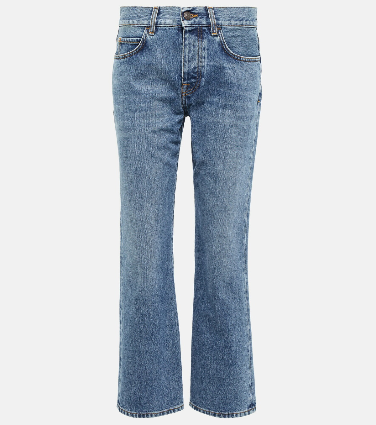 The Row Goldin mid rise cropped jeans The Row