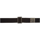 Boris Bidjan Saberi Black Object Dyed Belt