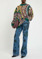 Etro Patterned Wool-blend Jumper Multi Print
