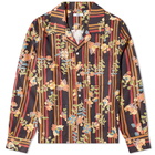 Bode Men's Butterfly Longsleevre Shirt in Black Multi