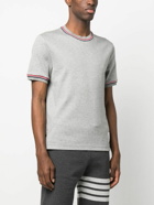 THOM BROWNE - Rwb Motif Cotton T-shirt