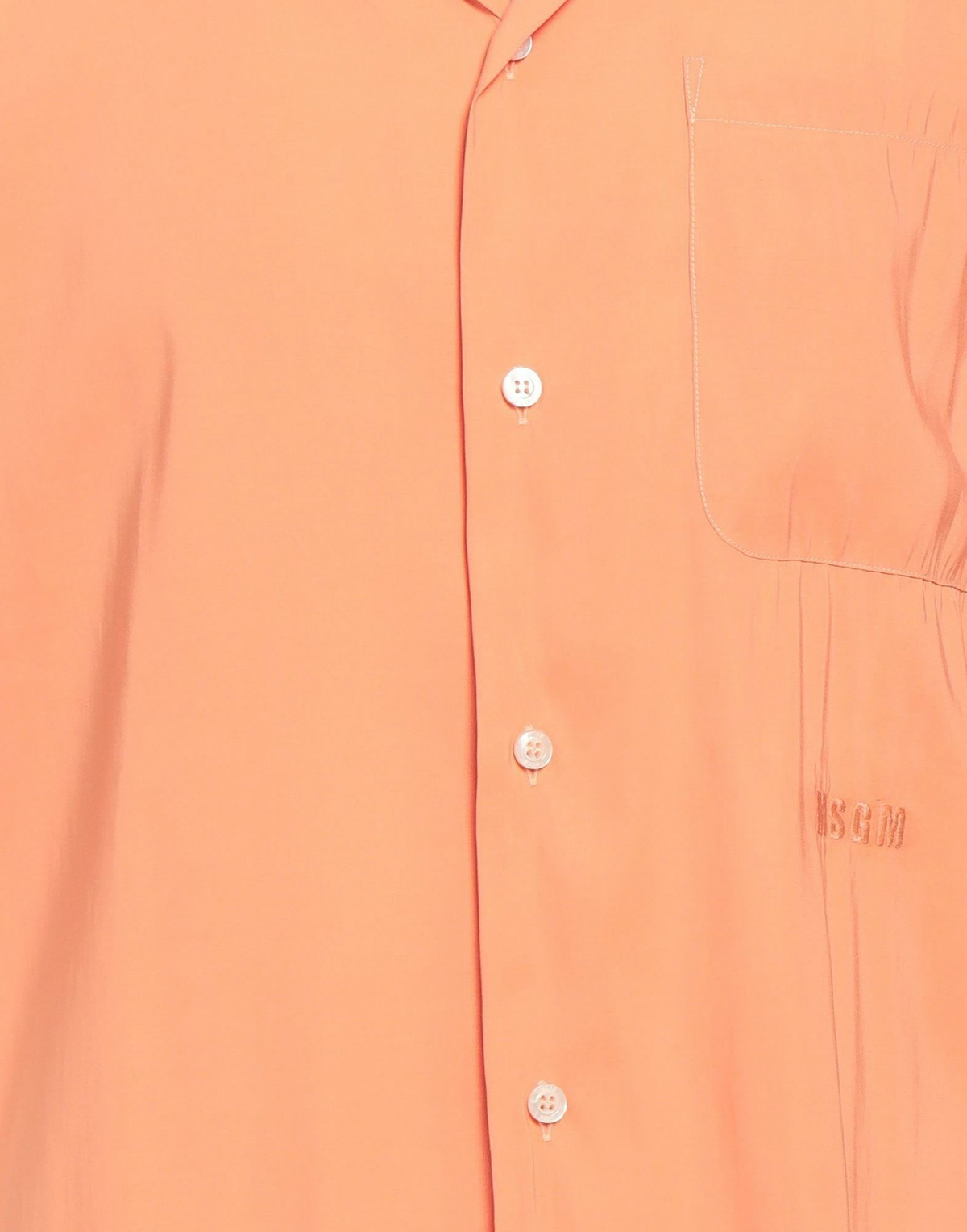 Msgm Mens Shirt in Salmon pink