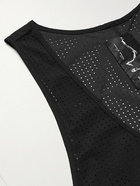 Rick Owens - Champion Logo-Embroidered Recycled Stretch-Mesh Tank Top - Black