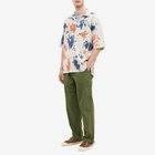 General Admission Men's Skipper Collar Shirt in Natural Tie Dye
