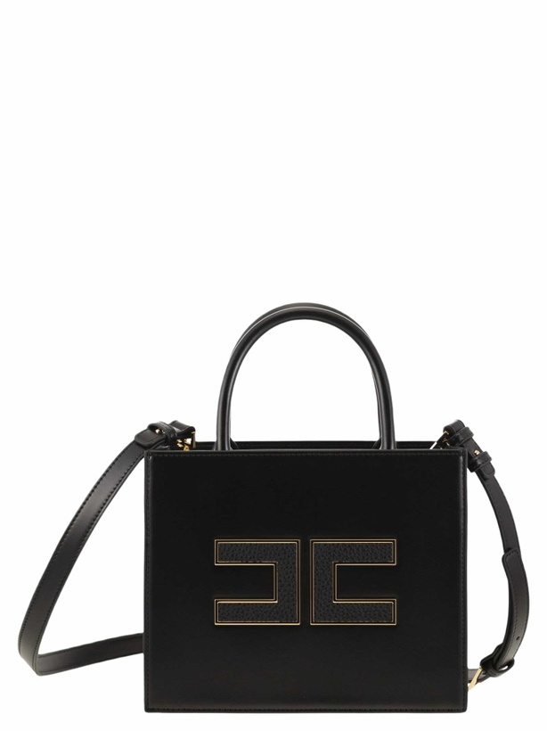 Photo: Elisabetta Franchi Small Tote Bag With Logo