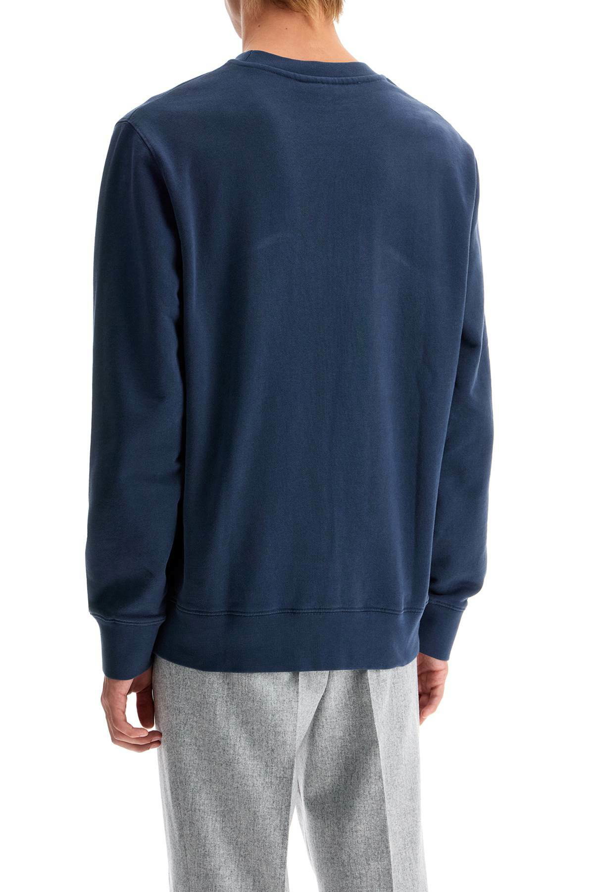 MAISON KITSUNE 'chillax fox patch sweat Blue Maison Kitsune