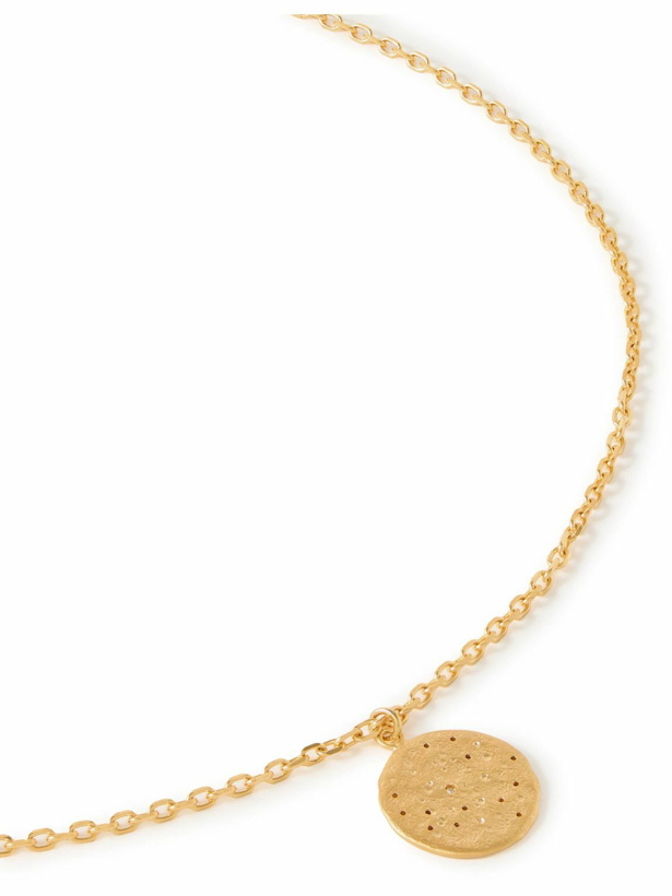 Photo: Mikia - Polaris Gold-Plated Diamond Pendant Necklace