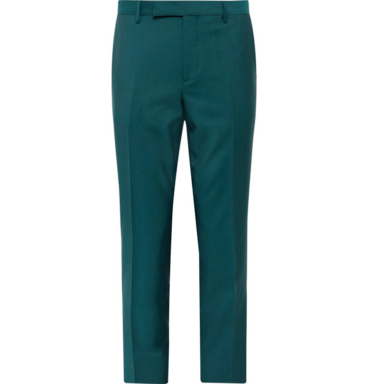 Photo: Paul Smith - Soho Slim-Fit Wool and Mohair-Blend Suit Trousers - Green